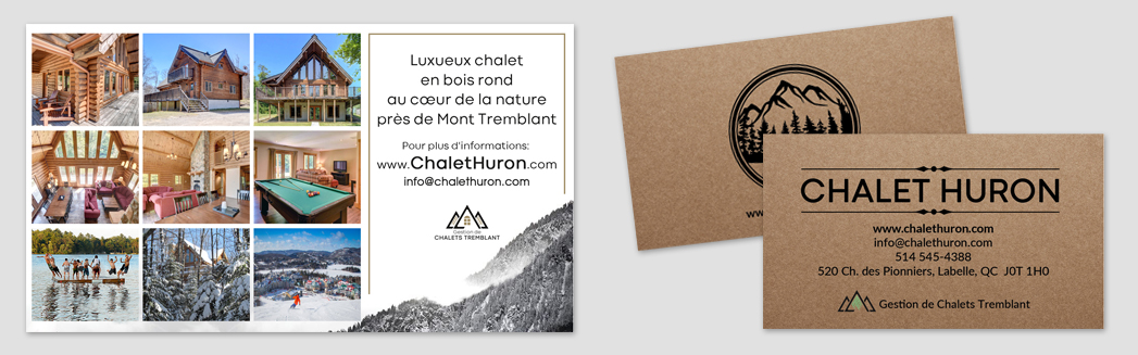 Chalet bus card